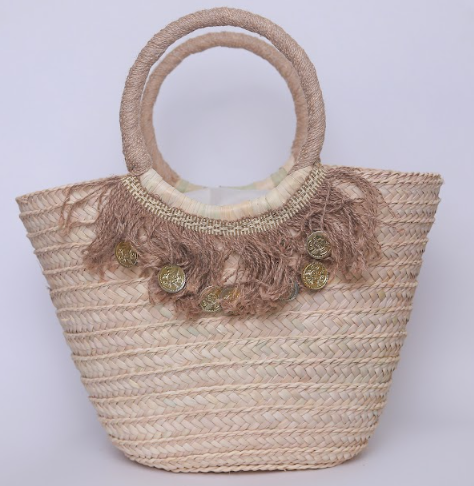 The Gilded Straw Tote