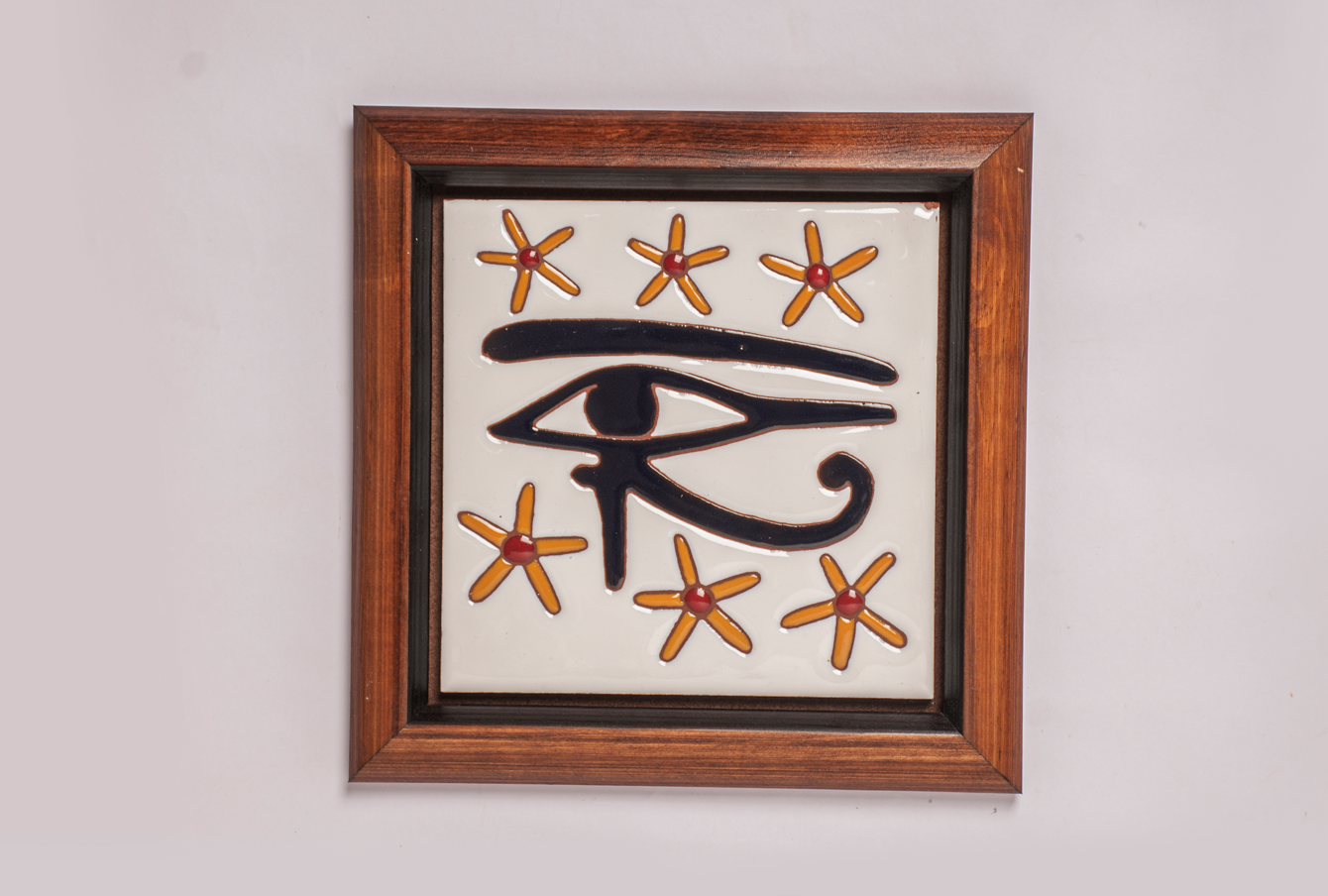 Horus eye wall tableau