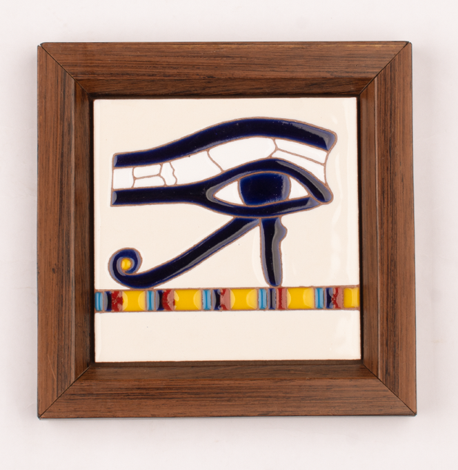 Handmade Ceramic Wall Frame - Eye of Horus