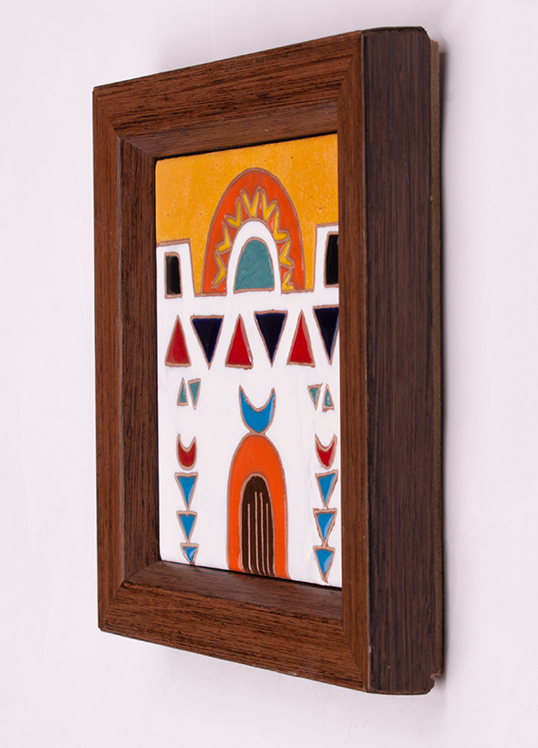 Handmade Ceramic Wall Frame - Nubian Heritage