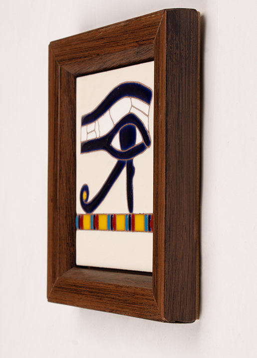 Handmade Ceramic Wall Frame - Eye of Horus