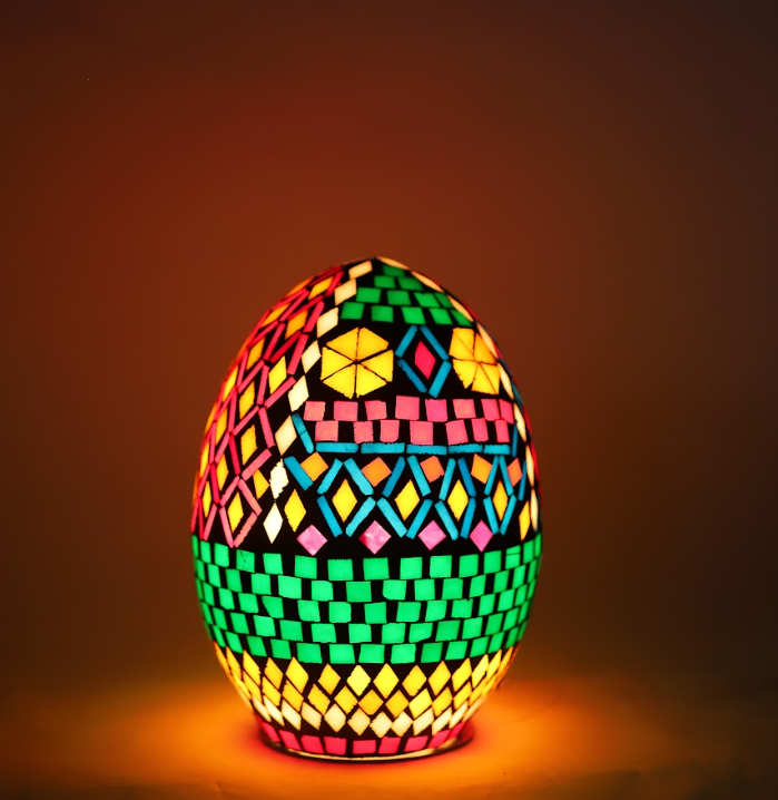 African Glass Light.