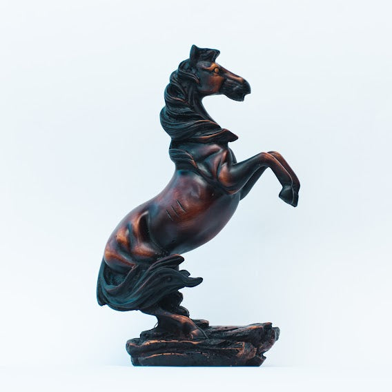 Rearing Horse Figurine
