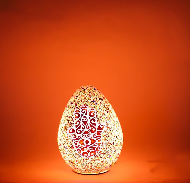 Hand Painting Glass Light
