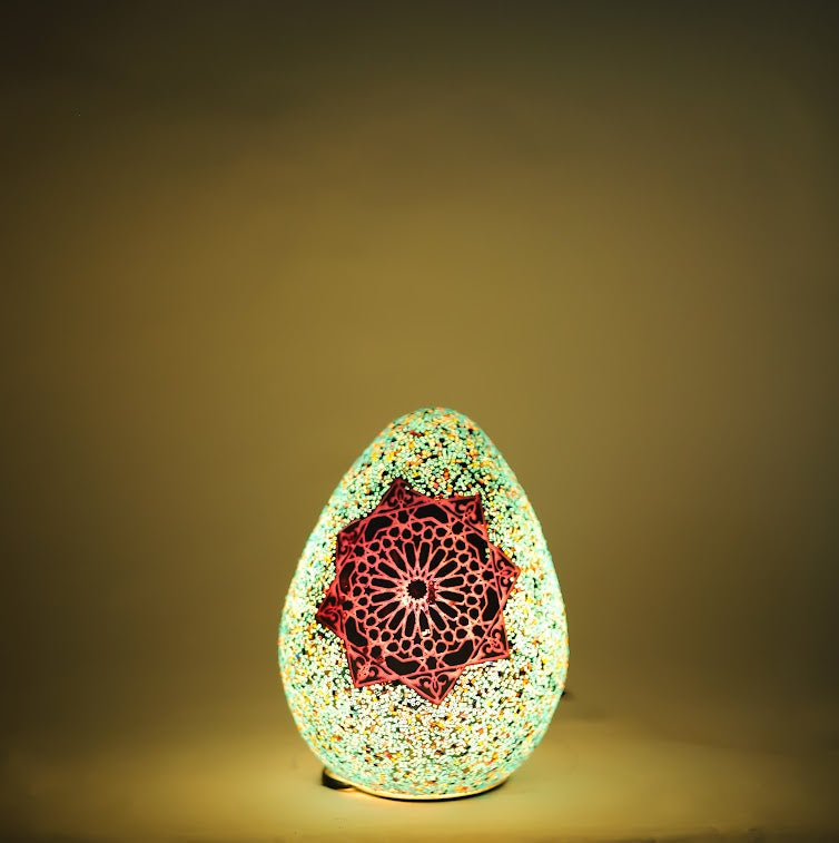 Beads Painting Glass Light