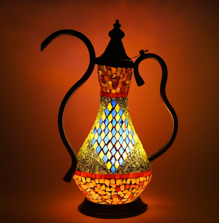 Kettle Shape Glass Light