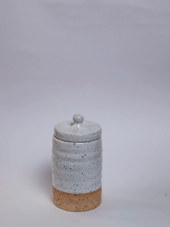 White Tea/coffee Jar