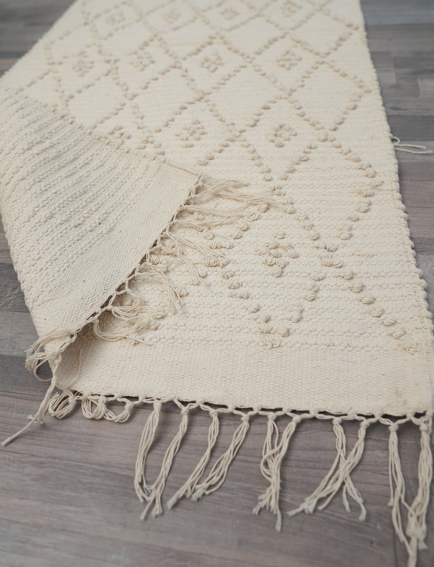 Rhombus Beige Rug