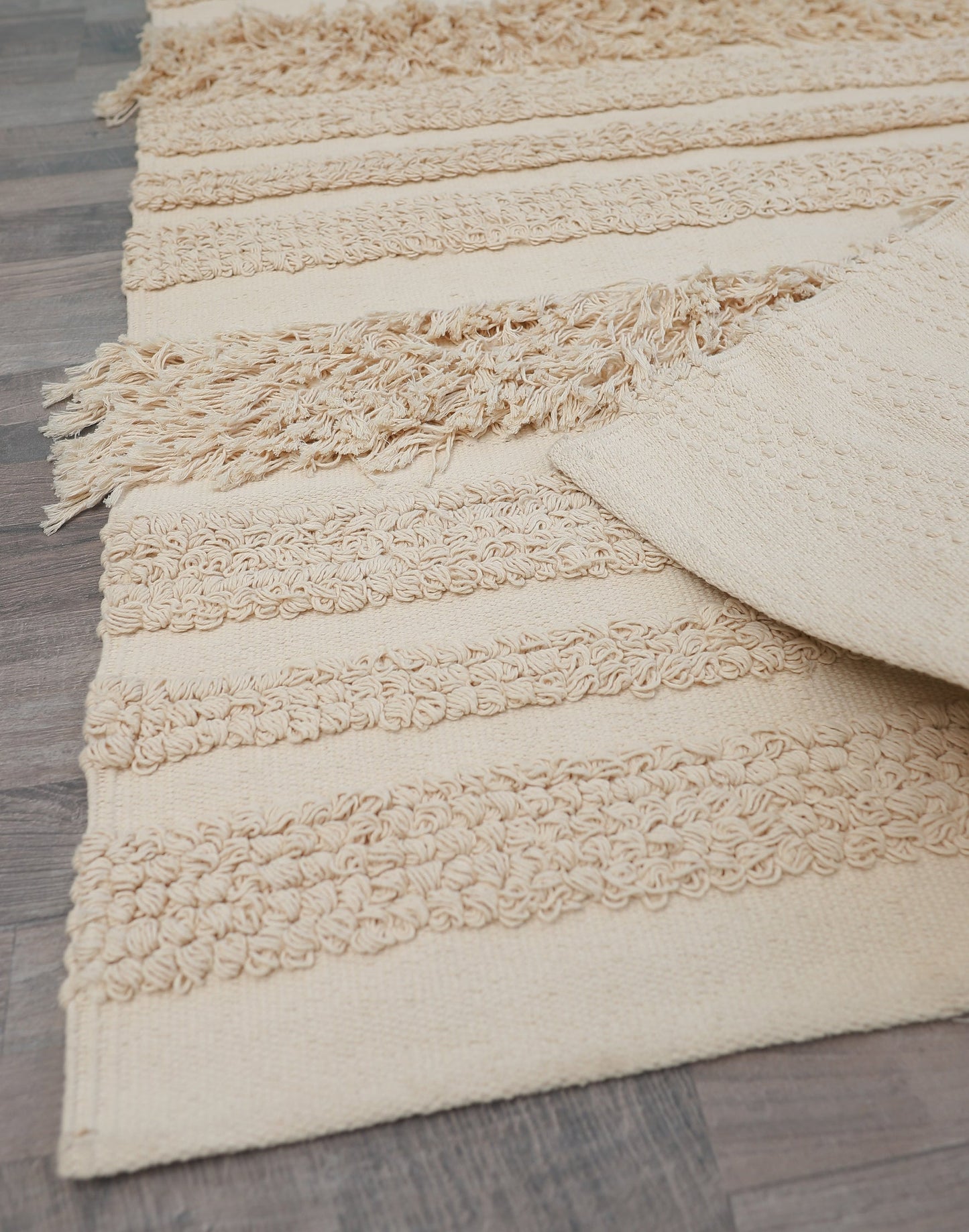 Sepia Fringe Rug