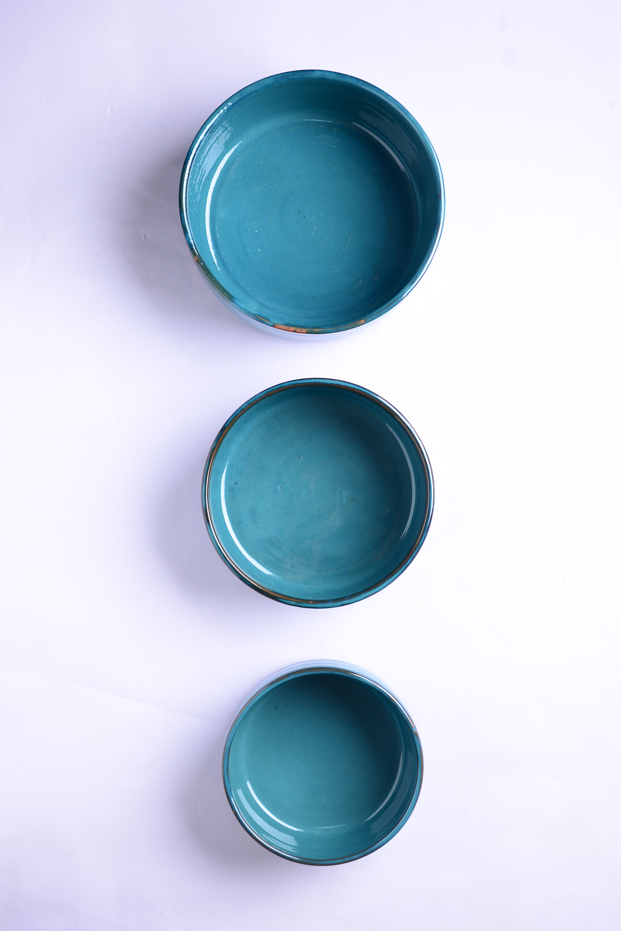 Set of Pottery Cooking Pots
