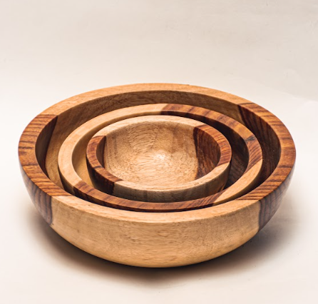 Wooden Bowls 3 pieces