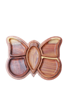 Handmade Nuts Tray, Butterfly