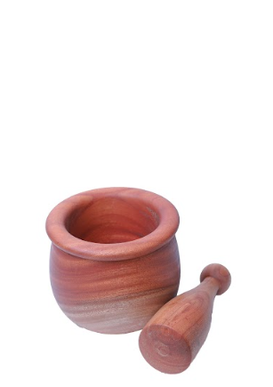 Handmade wooden Motar