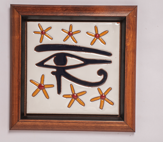 Horus eye wall tableau