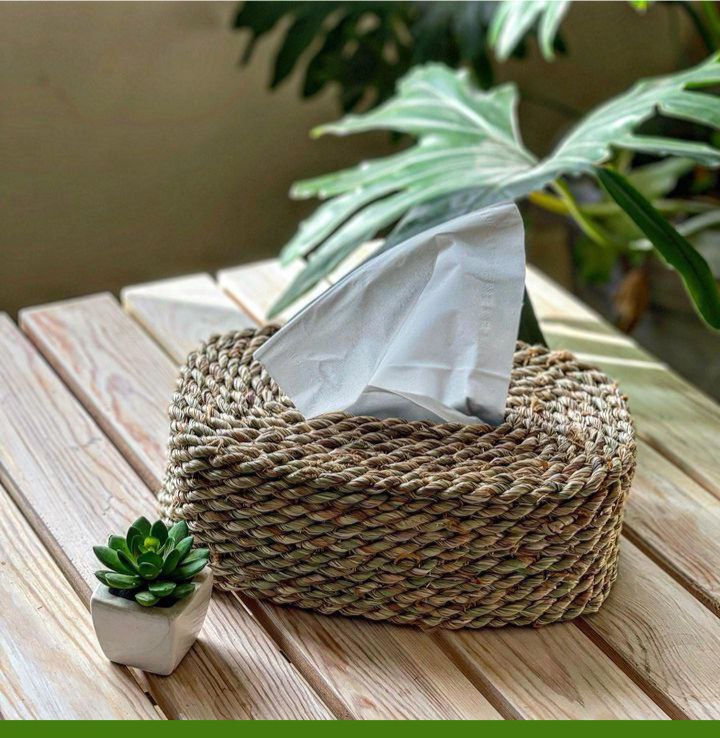 Handmade Tissue Wicker Cover