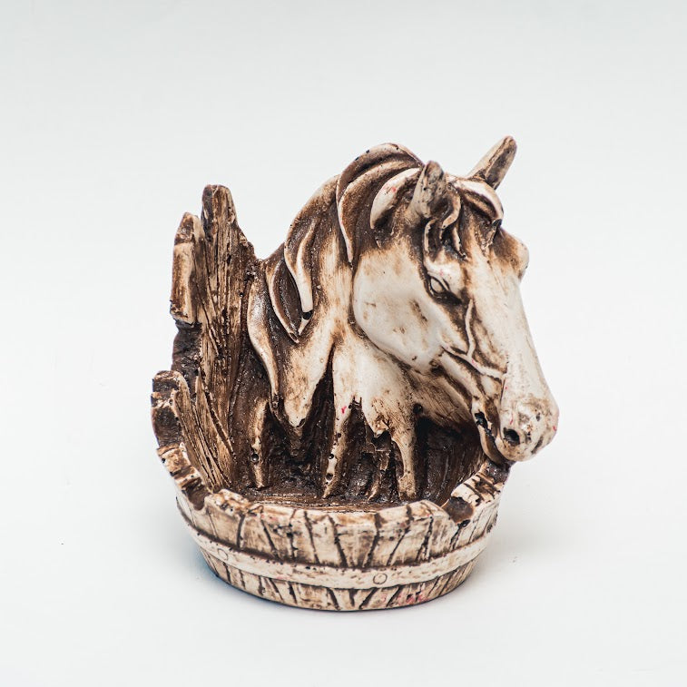 Horse Figurine Ashtray