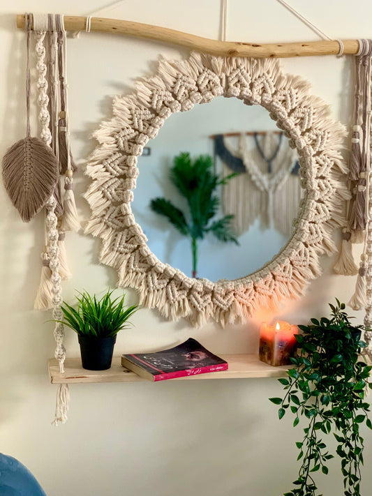 Macrame Mirror