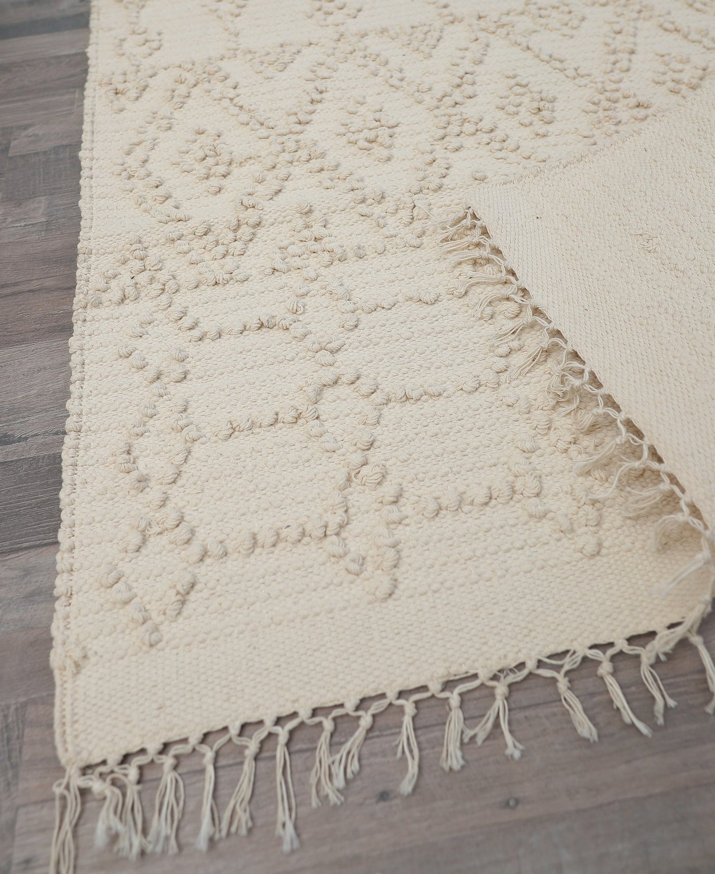 Tufted Beige Rug