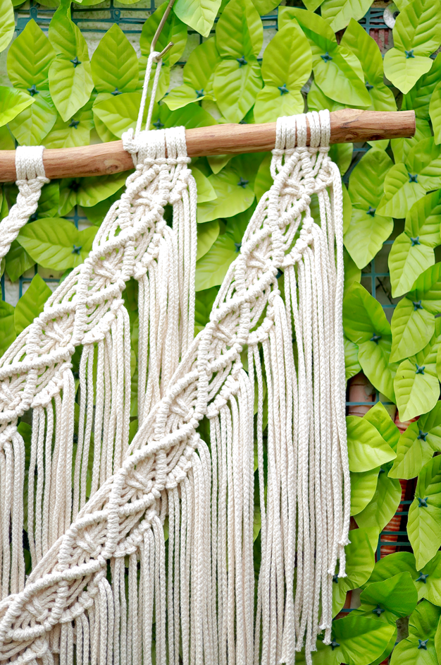 White decorative Macrame