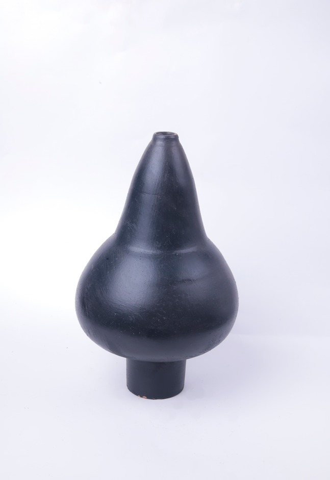 Black Floor decorative Vase