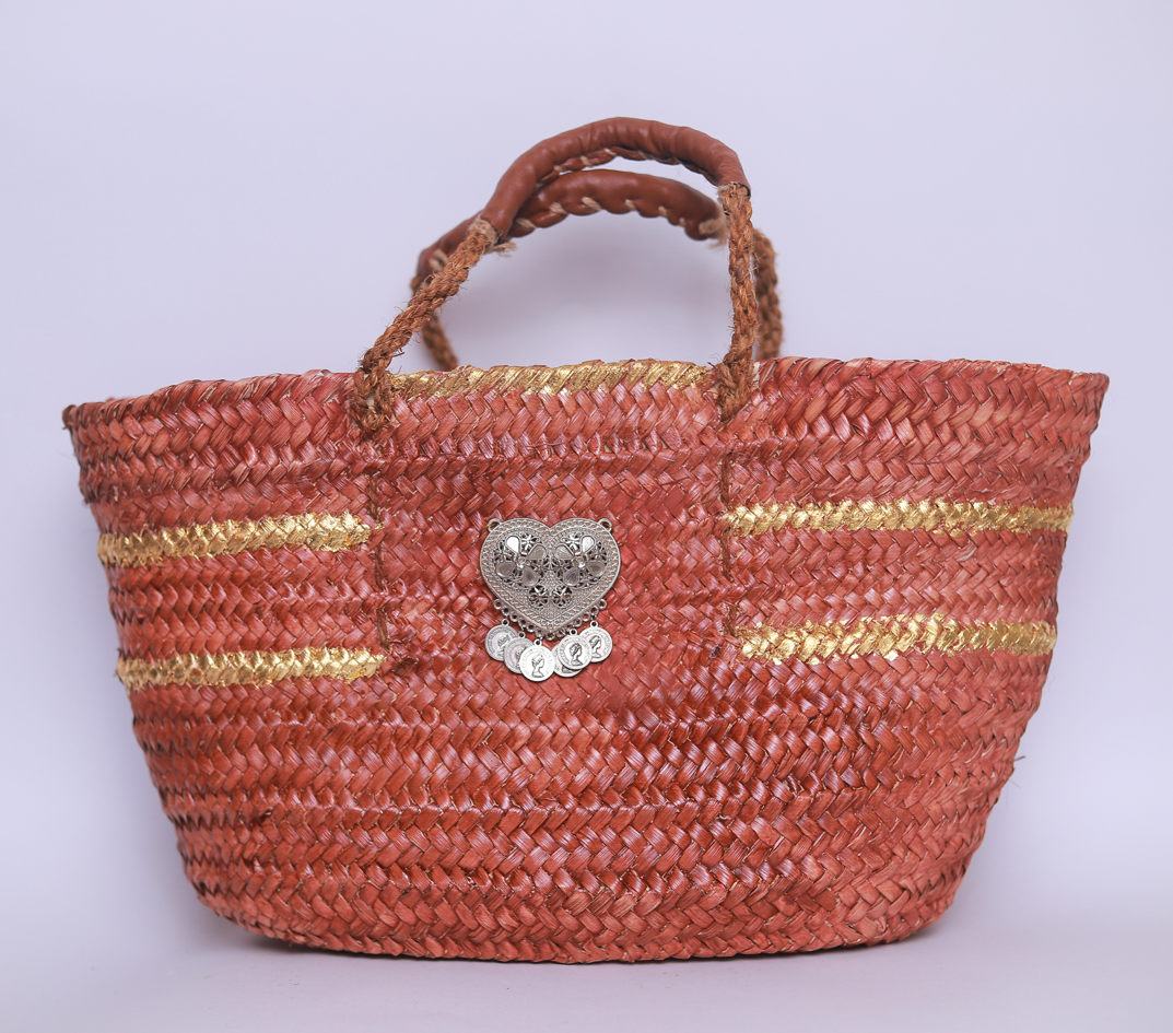 Brown Oriental Kuffa Bag