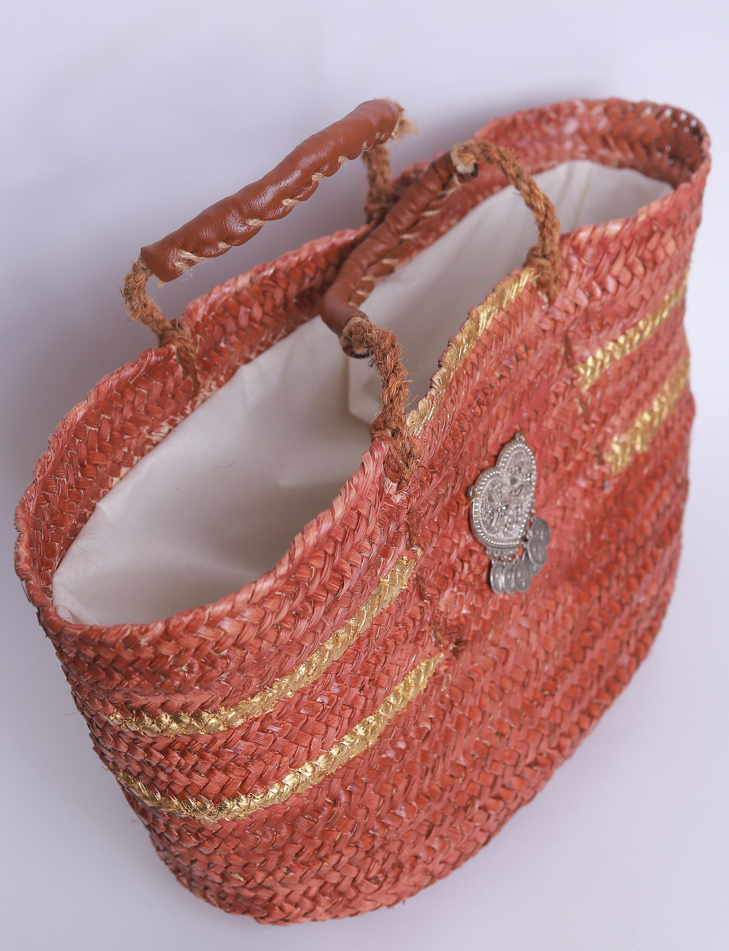 Brown Oriental Kuffa Bag